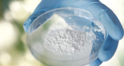 Chemicals Petri dish